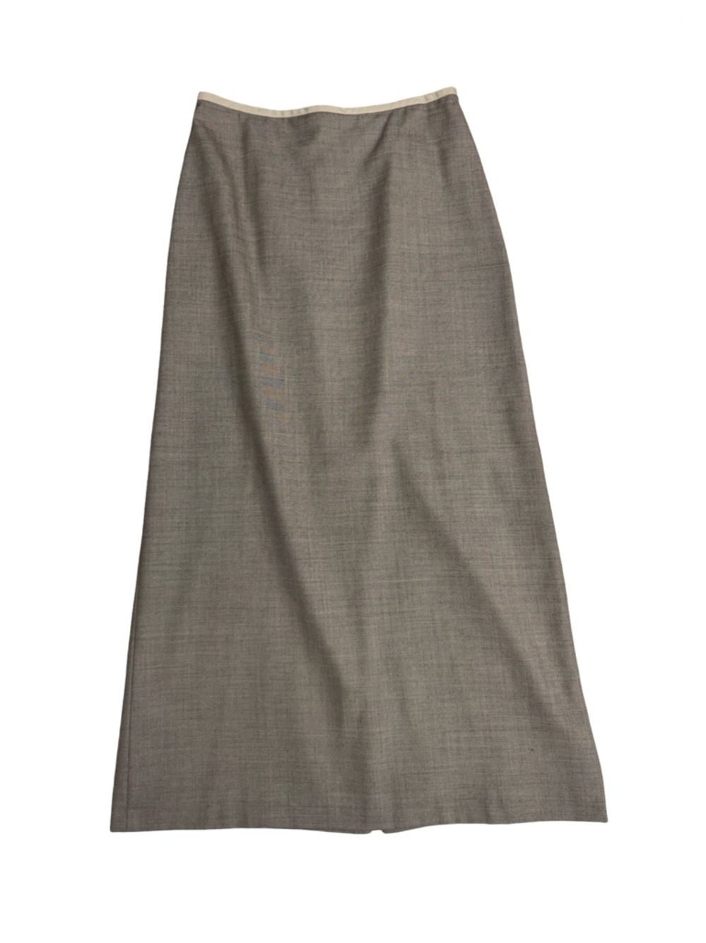 Vintage 90s J. Crew Long Wool Skirt RARE Tailored Lined Quiet Luxury Old Money - Picture 2 of 13